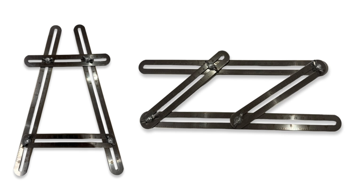FOUR-WAY S.S. FOLDING RULER