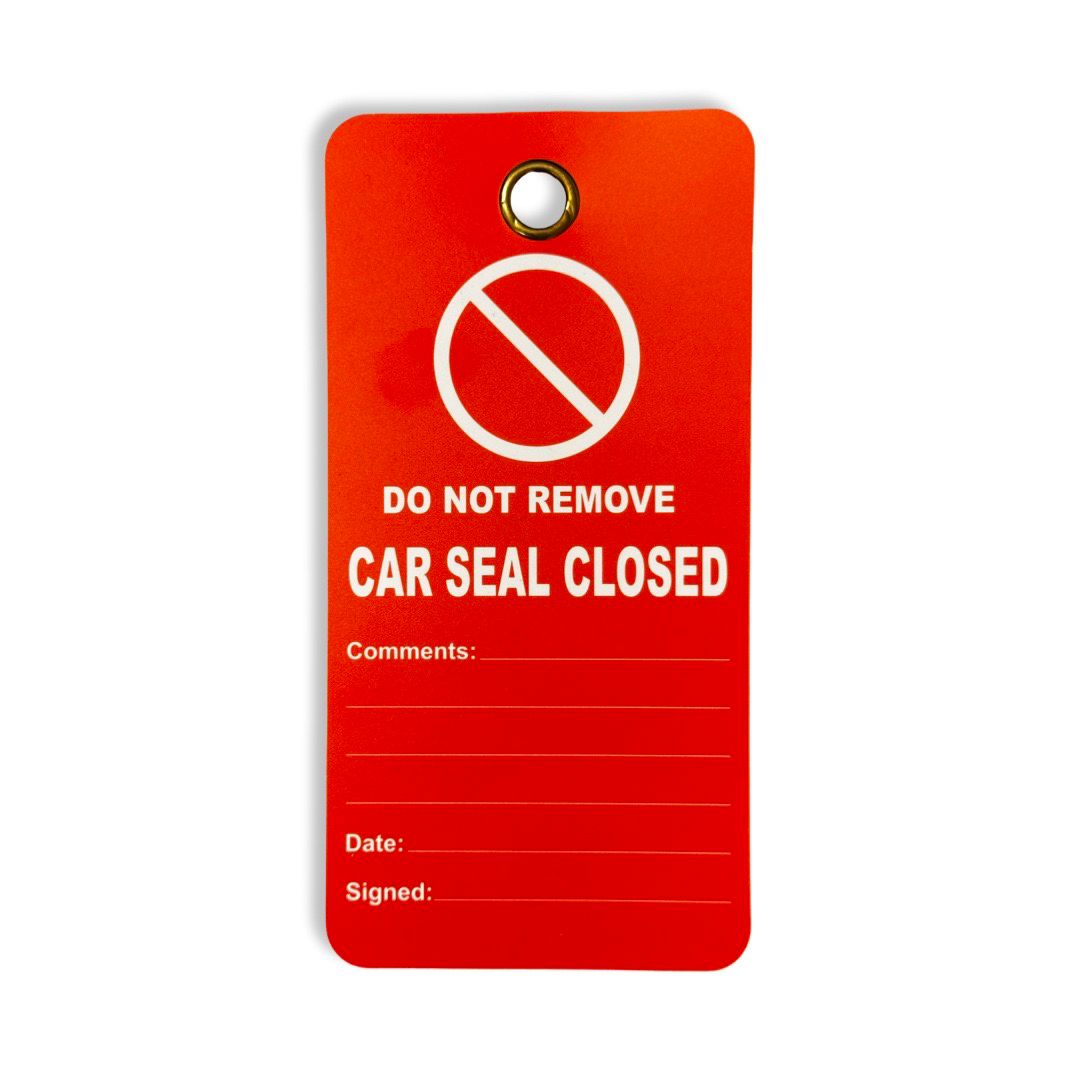 SAFETY TAG - CLOSE SEAL